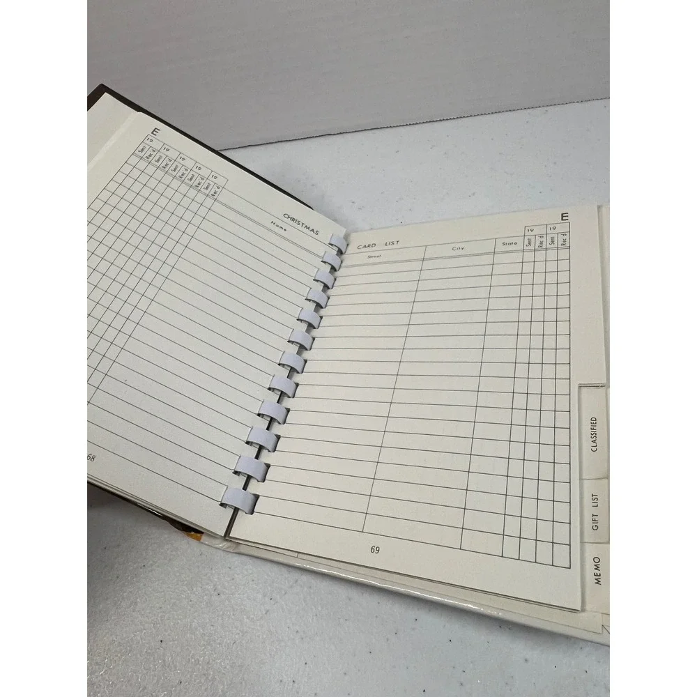 Vintage Monopoly American Greetings Address Book Worlds Best Addresses 1984